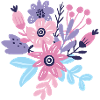 Éclat floral pastel