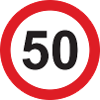 50er Schild
