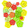 blumen,blume,bunt,blüten, abstrakt