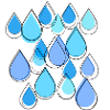 Rain, Drops, Raindrops, Blue