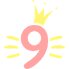 9th Birthday Crown