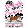 Freiberger Pferd Einhorn