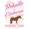 Freiberger Pferd Einhorn