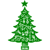 Geschmückter Weihnachtsbaum