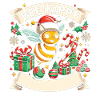 Weihnachtsbiene: Festliche Freude