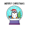 Pingouin Noël - Joyeux Noël
