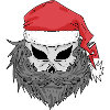 Crâne de Père Noël