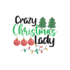 crazy Christmas lady