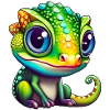 Mignon petit caméléon