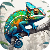 Cool Camouflage Chameleon