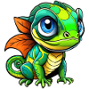 Mignon petit lézard