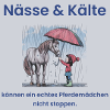 Anti-Schönwetter-Pferdemädchen
