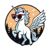 Pegasus Sunglasses Drawing
