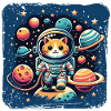 Cosmo, Cat, Astronaut, Space, Kitty