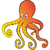 Octopus Child Motif Funny Octopus