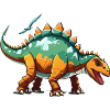Friendly Stegosaurus