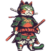 Samurai Cat