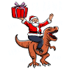 Père Noël sur Dino
