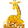 Girafe dessin animé Cheer