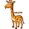 Playful Giraffe Illustration