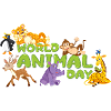 World Animal Day Cartoon Tee