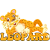Leopard Cub Cartoon Pop Art