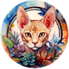 Devon Rex Katze Boho-Stil, Liebeskatzen
