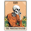 Funny Tarot Card Procrastination