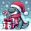 Christmas T-Rex