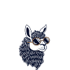Easily Distracted By Llamas Llama Alpaca Retro