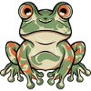 Cheerful Frog