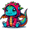 Babydrachen mit Hoddie