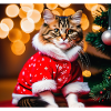 Katze im Pullover