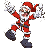 Scared Santa Claus