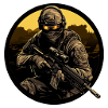 Army Soldier Sniper Soldat Logo
