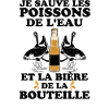 Pêcheur poisson bière