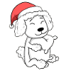 Poodle Dog Animal Christmas