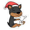 Pinscher Dog Animal Christmas