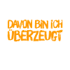 ich bin mir sicher
