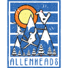 Retro Allnenhads Ski Sunset