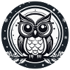 Owl Christmas Drawing