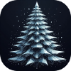 Arbre de Noël Sapin Polygones Vert