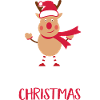 Merry Christmas Moose