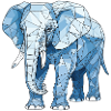 Crystal Elephant no1
