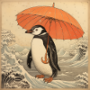 Penguin Ukiyo-e no2