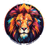 Geometric Lion no2