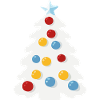 Snowy Christmas tree