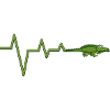 Crocodile Pulse on Neon ECG