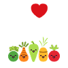 Humour petit légumes vegan