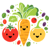 Humour petit légumes vegan